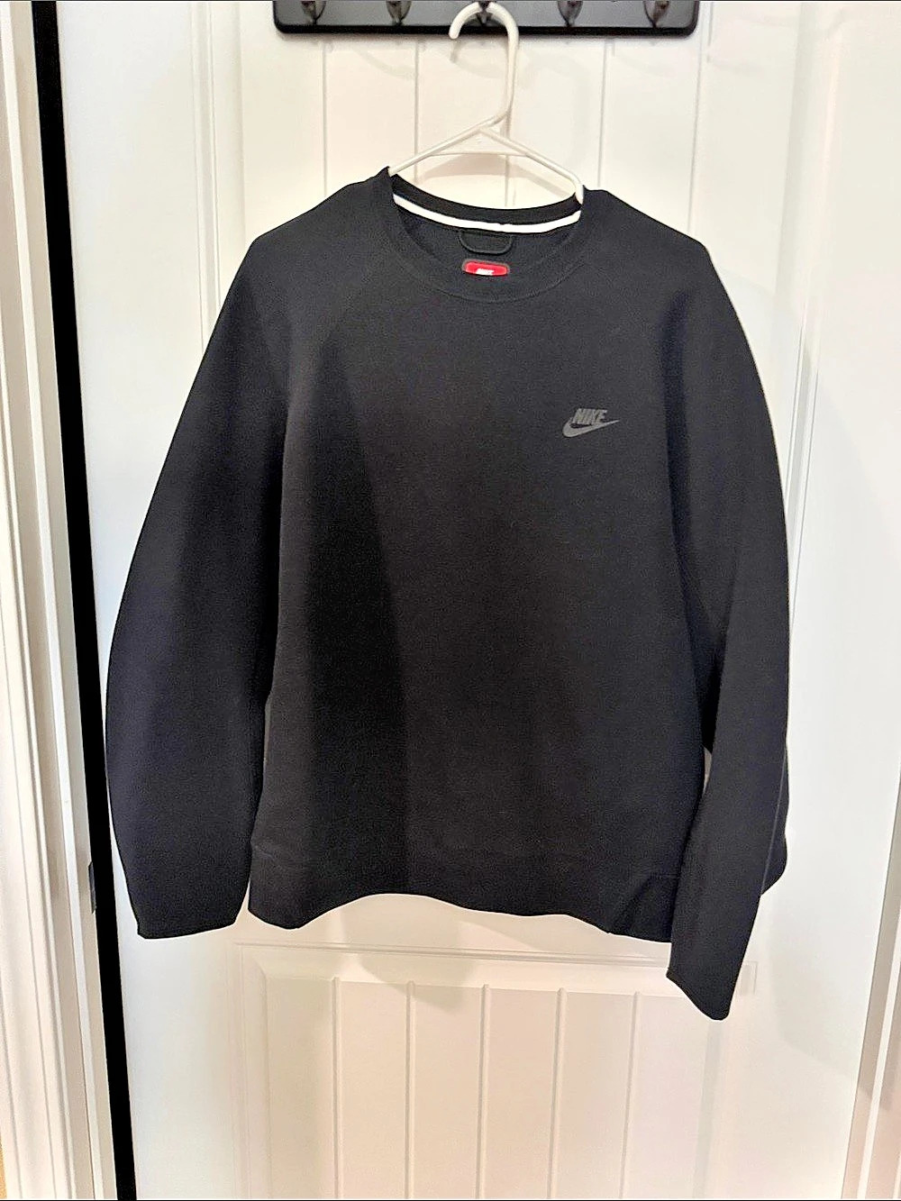 Nike Sportswear Club Fleece Crew Black Crewneck Large